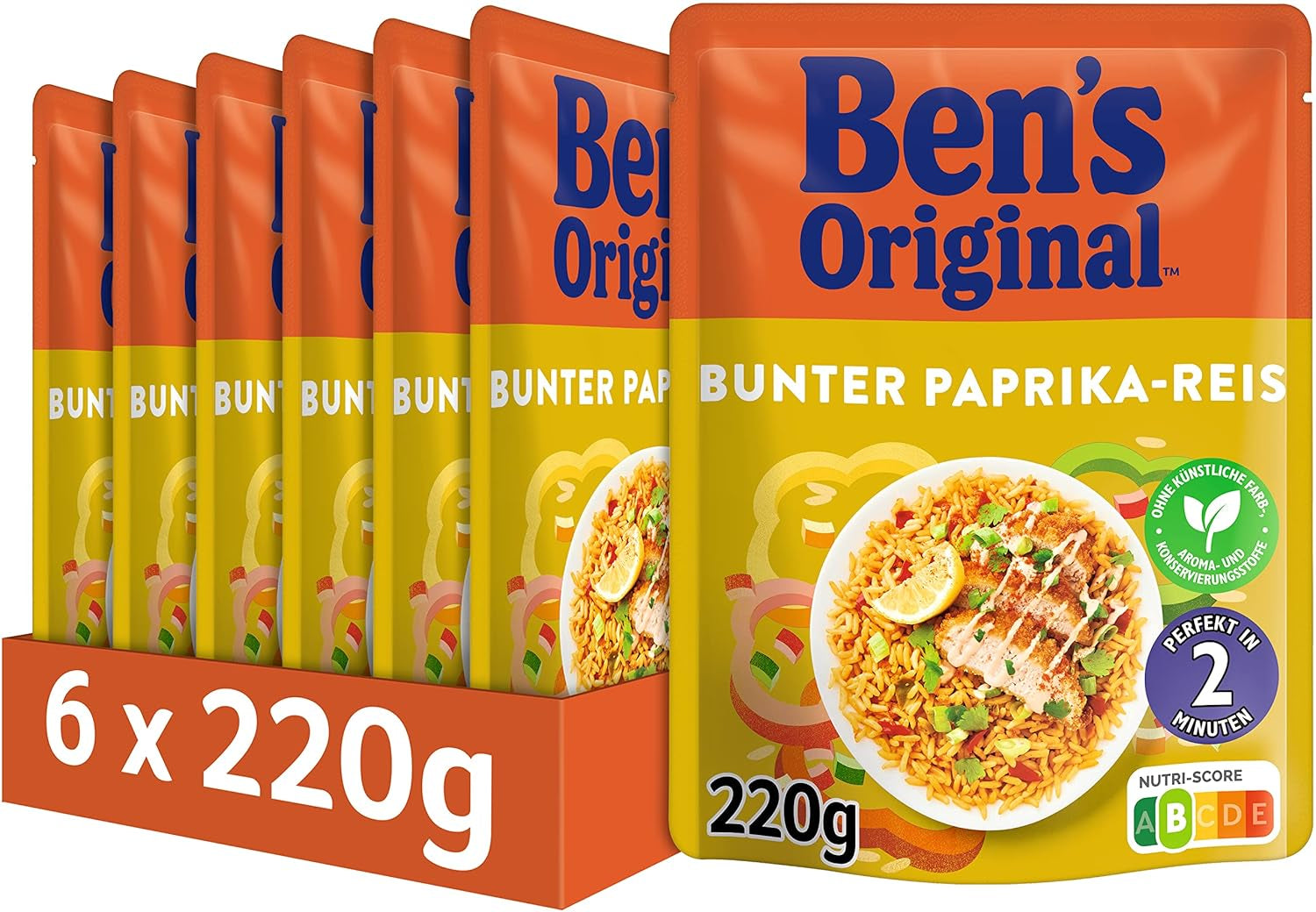 BEN'S ORIGINAL™ Mexická expresní rýže 6 x 220 g