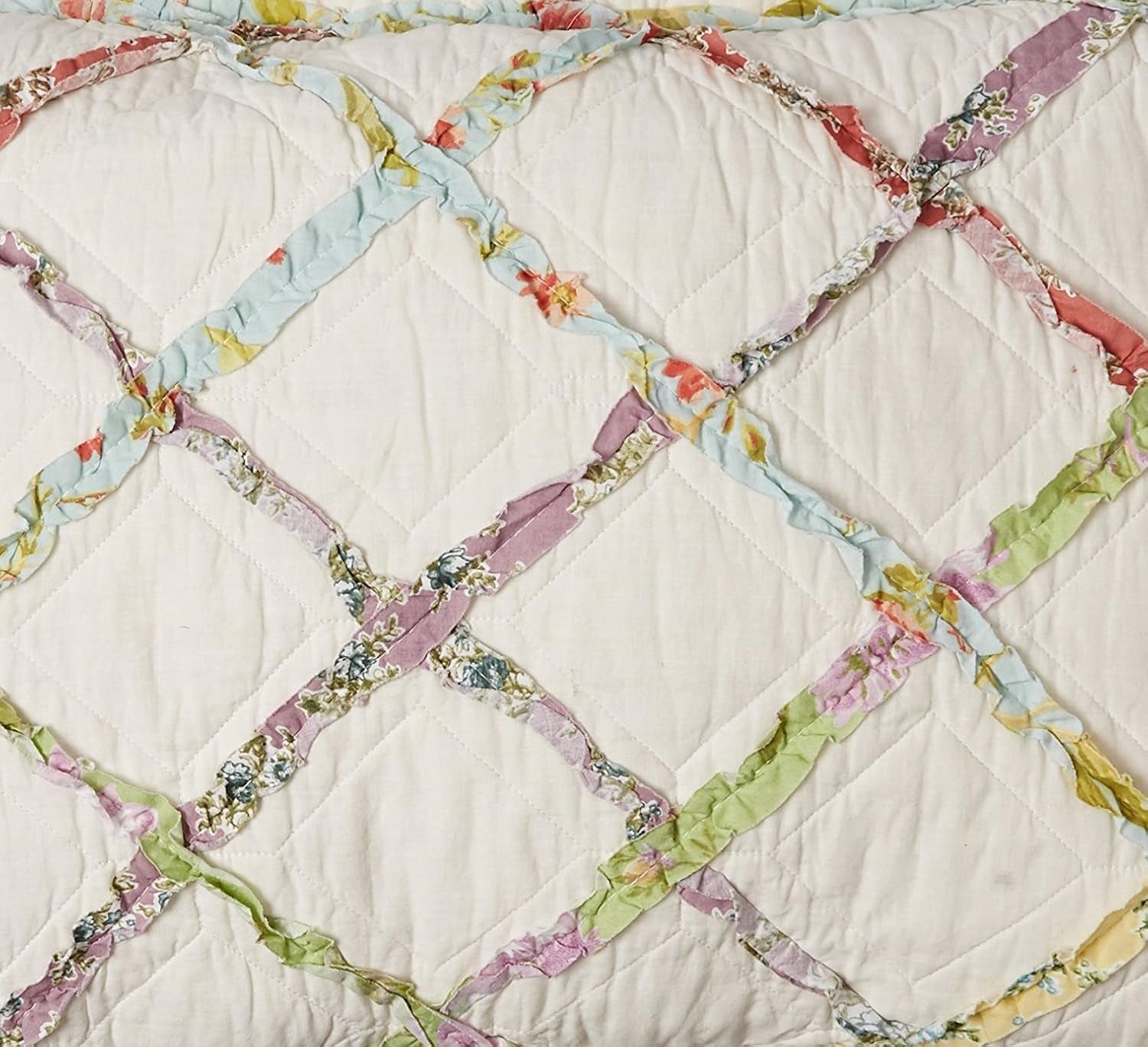 Přikrývka Laura Ashley Home Rüschen Garden Collection, 100% bavlna, ultra měkká, pro všechna roční období, oboustranná, elegantní, manželská postel, krémová barva (197783) Přikrývky a přikrývky Naty Shop