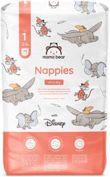Plenky Mama Bear Disney Ultra Dry velikost 4 (8-14 kg), bílé, 84 kusů (1 balení)