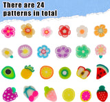 1000 Stk Nagel Obst Scheiben, Nagelkunst Fruchtscheiben Charms Roztomilé Obst-Blumen Charms Mix Set Mini 3D Obstscheibe Nail Art Zum Nagelkunst Handy Deko DIY Schleimbasteln Ornament Scrapbooking