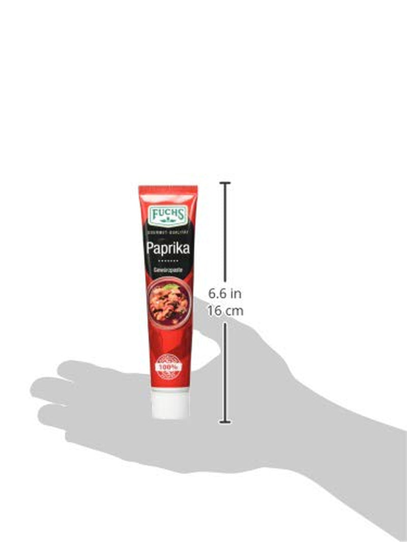 Fuchs Gewürze – Paprika Gewürzpaste, vollmundig piquantes Aroma, Paste zum Würzen von Soßen, Fleisch-Gerichten nebo Suppen jeglicher Länder-Küchen, 60 g