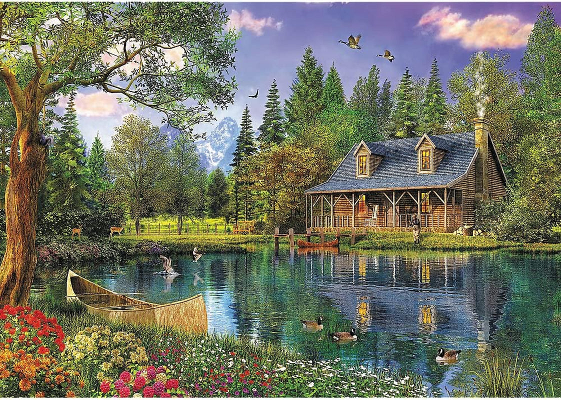 Trefl, 45005 Puzzle, Odpolední idylka, 4000 dílků, Premium kvalita, Pro děti od 14 let Puzzle Naty Shop