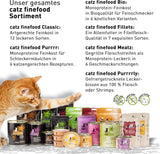 Mokré krmivo pro kočky Catz Finefood Purrrr s monoproteinem a lososem č. 105, pro kočky s citlivým zažíváním, 16 x 80 g