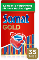 Kartičky do myčky Somat Gold (105 karet) Kuchyňské čisticí prostředky Naty Shop