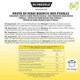 - Weiße Maisnudeln aus italienische Bio-Mais, glutenfrei, Fusilli-Format - glutenfreie Nudeln, 100% Bio-Weißmehl, vegan, Packung mit 3 Packungen à 350 g