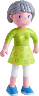 HABA 306147 - Hrací sada Little Friends Prarodiče, flexibilní panenky a zvířátka od 3 let, vícebarevná