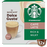 STARBUCKS Caffè Latte od Nescafé Dolce Gusto Kaffeekapseln 6 x 12 (72 kapslí)