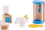 Hape E3459 - Dětský pokoj, domečky pro panenky Naty Shop Rodinný bazén