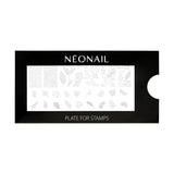 NÉONAIL Nagel Stempel Mit Schaber - Nägel Selber Machen - Razítko na nehty - Nageldesign Für Nagel Schablone - Francouzské nehty Stempel - Silikon Nagelstempel