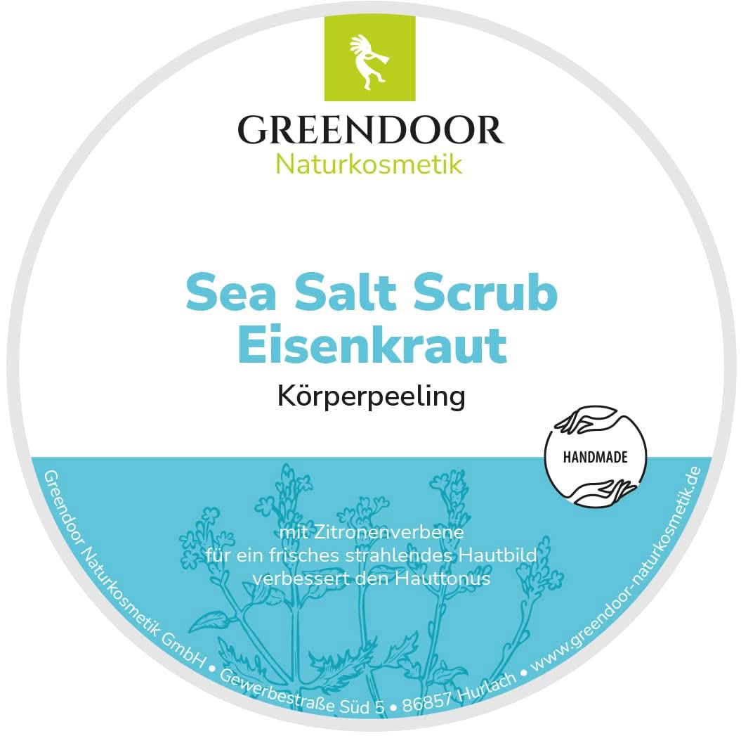 GREENDOOR tělový peeling, vegan, citronová vůně, 280 g Kosmetika a kosmetika Naty Shop