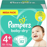 Plenky Pampers 81657566 Baby-Dry Pants, bílé