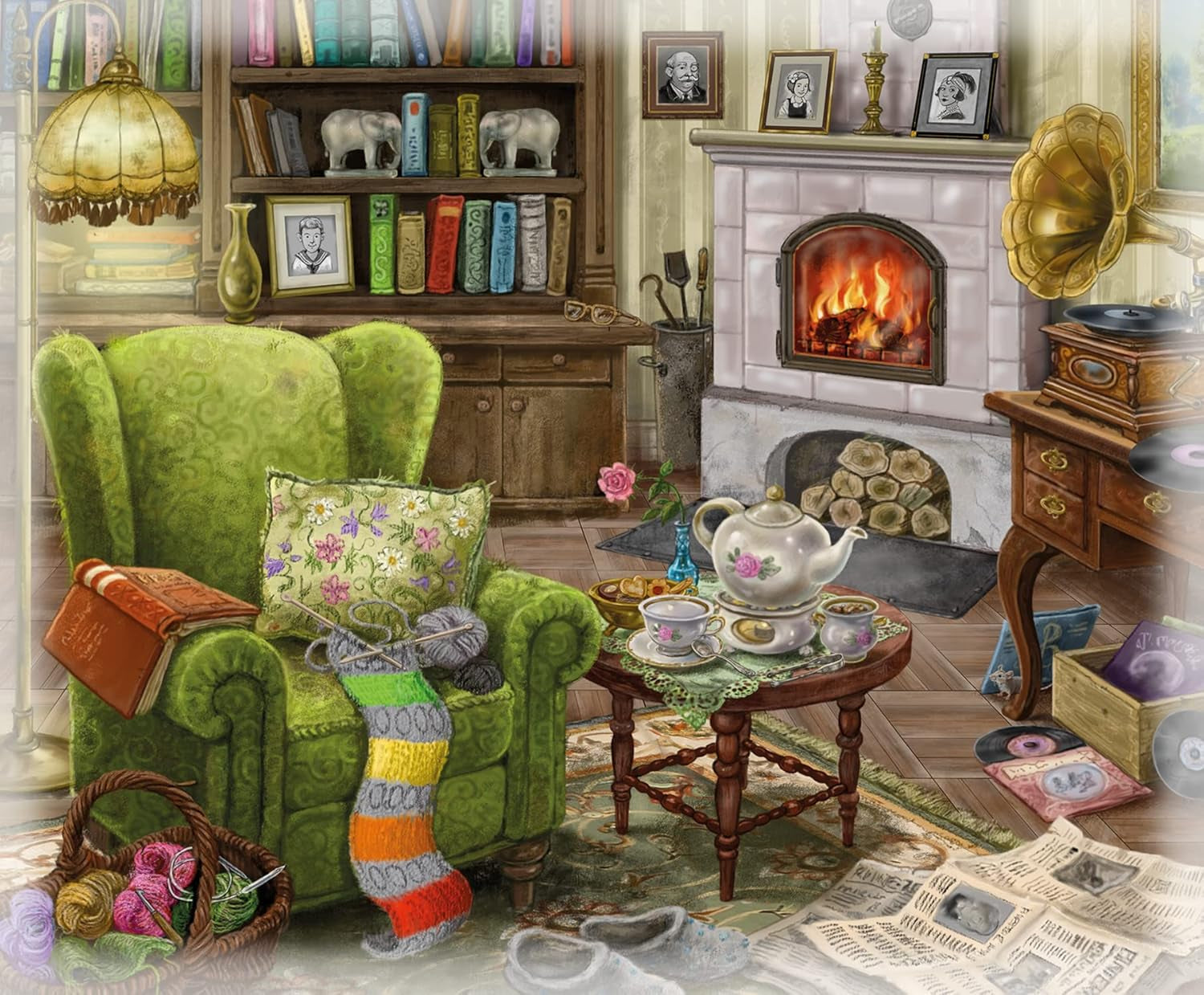Puzzle Ravensburger EXIT - The Ghostly Manor House - 6X 99dílné puzzle pro dospělé a děti milující puzzle ve věku od 10 let Puzzle Naty Shop