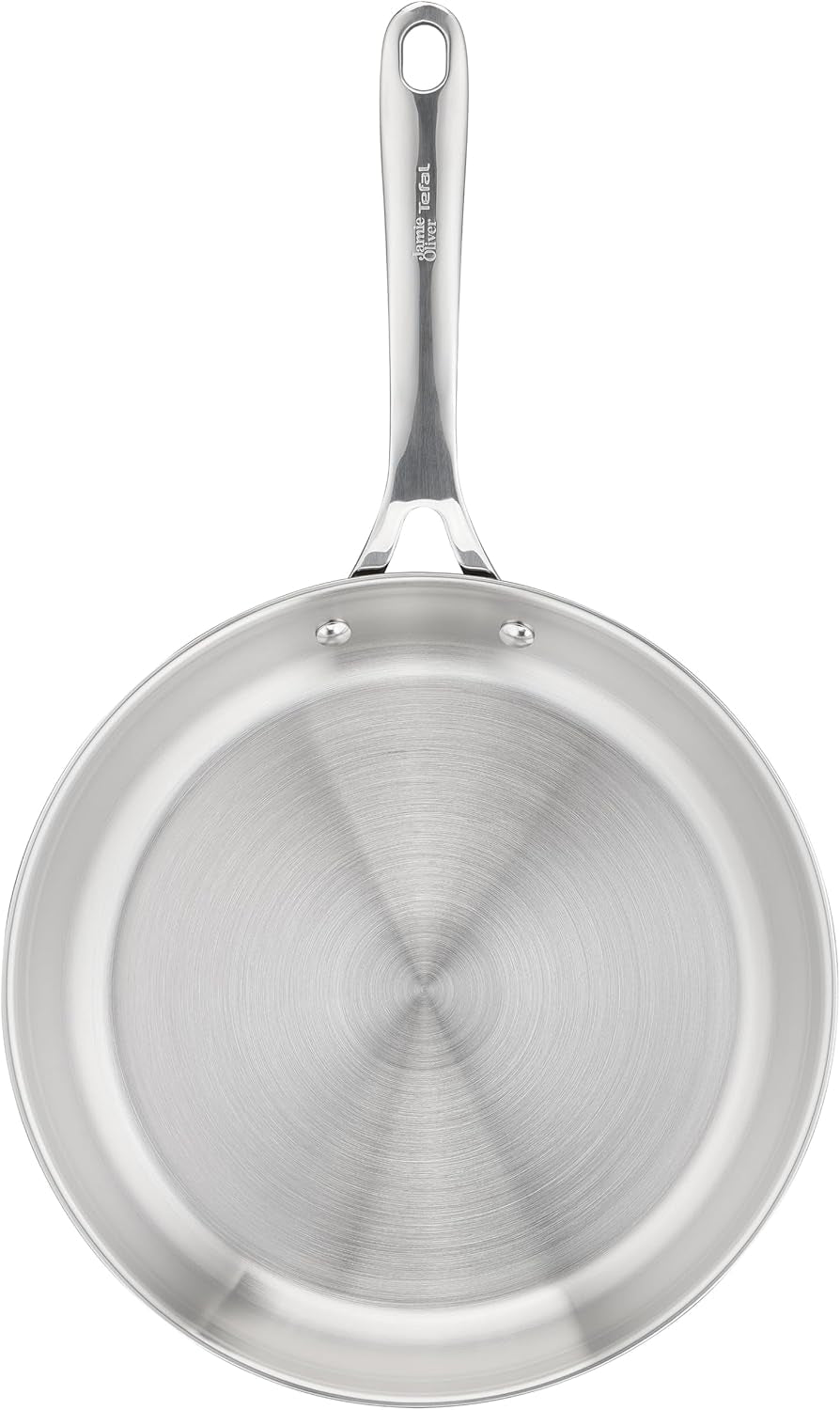 Jamie Oliver od Tefal Cook Smart pánev 28 cm, nerezová ocel bez povrchové úpravy, vhodná na indukci hrnce a pánve Naty Shop