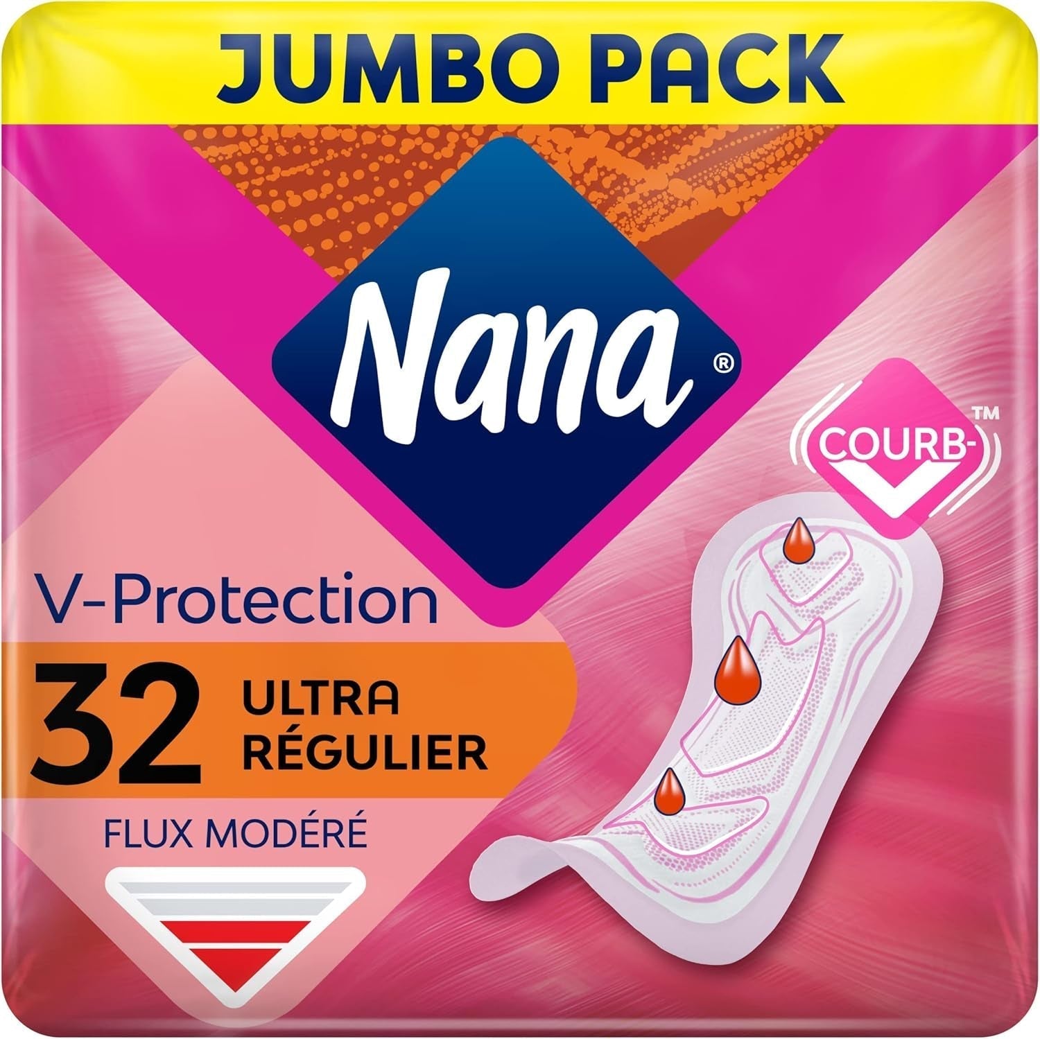 Hygienické vložky Ultra Regular - Moderate Flow - 32 ubrousků v jednotlivých sáčcích