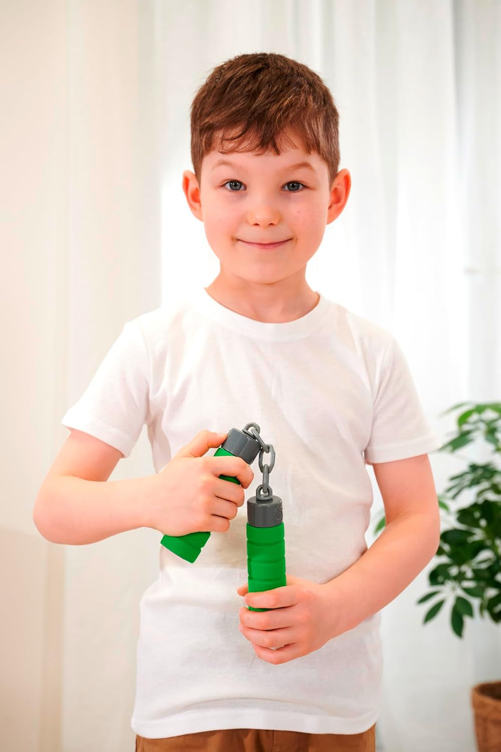 Další Ninja Nunchaku, zvuk, rukojeť obalená měkkým materiálem, 13 cm, role play, od 3 let, zelená Akční figurky Naty Shop