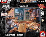 Schmidt Spiele 59655 V prázdninovém domě 1000dílný tajný hlavolam Naty Shop Výchozí název