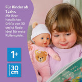 Baby Born Rosie měkká panenka 30 cm se 6 zvuky a lahvičkou, růžová