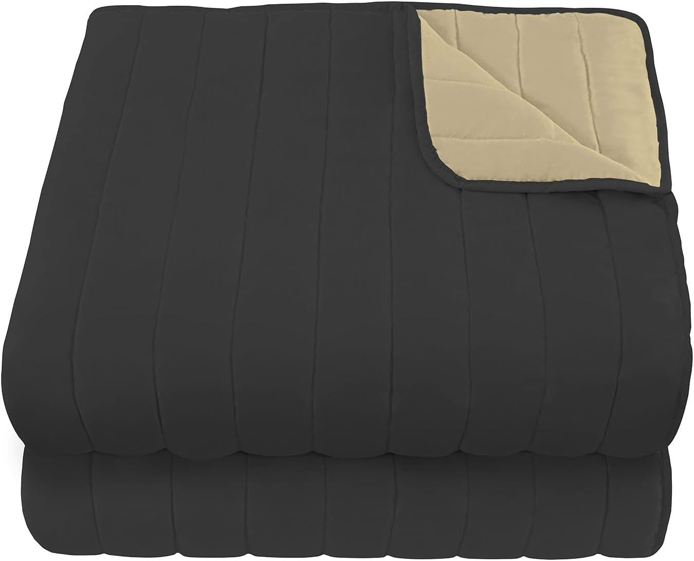 Italské povlečení Estivo manželská postel, mikrovlákno, kaštan/šedá, 260 X 270 Cm Přikrývky a přikrývky Naty Shop