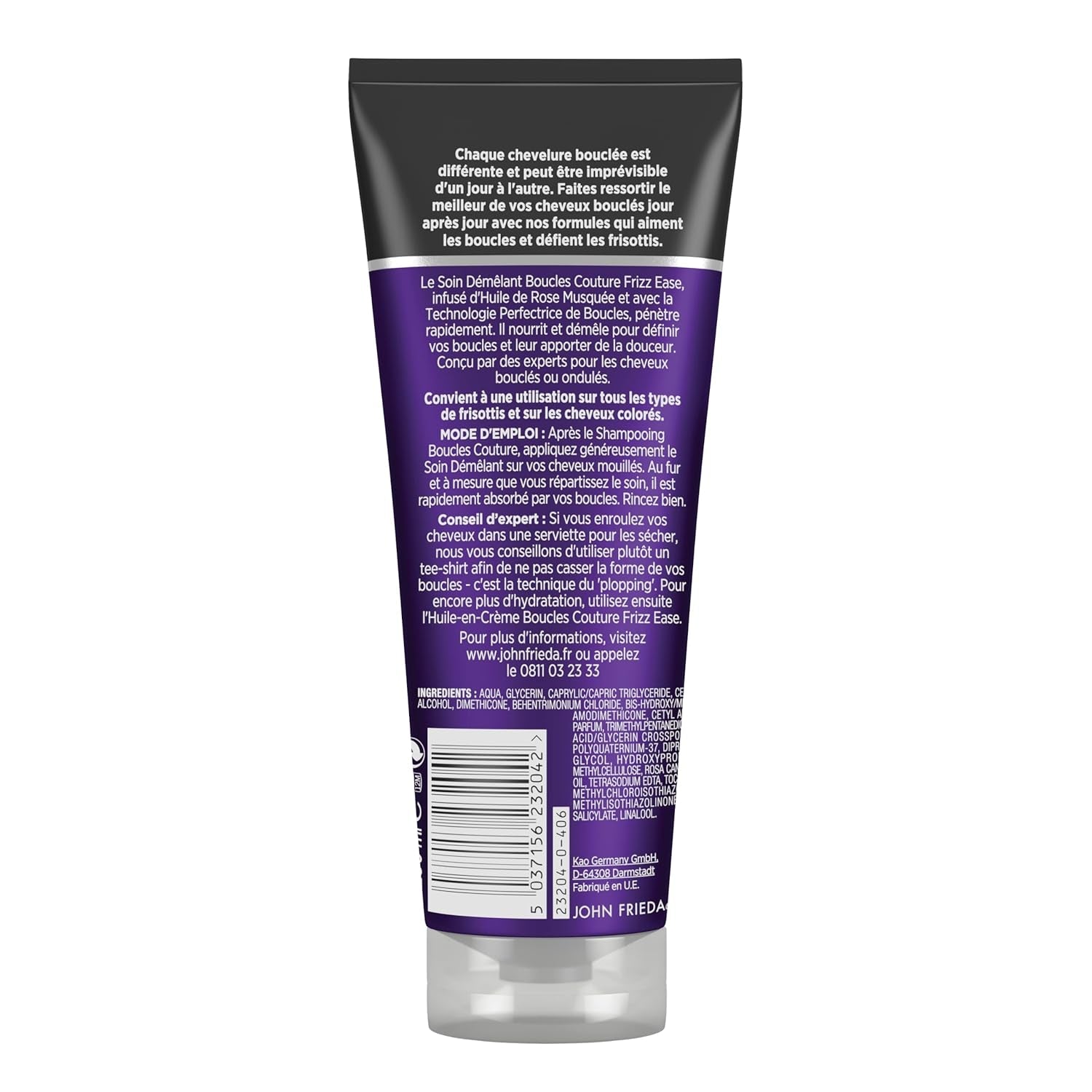 John Frieda Frizz Ease vlasový kondicionér pro rozčesávání vlasů, 250 ml Přípravky na rozčesávání vlasů Naty Shop