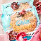 Chia a citron – jednotlivě balené veganské sušenky, bez lepku, bez sóji, bio, kešu a oves – 12 x 50 g multipack