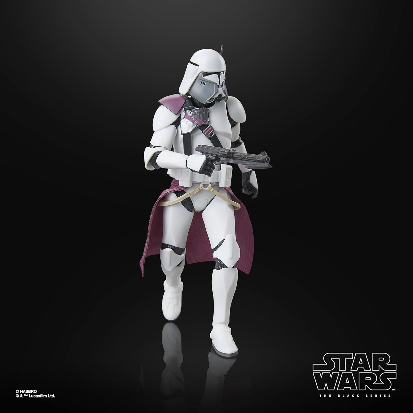 Velitel klonů černé série Star Wars Bacara, Star Wars: Ahsoka prémiová sběratelská figurka (15 cm) Akční figurky Naty Shop