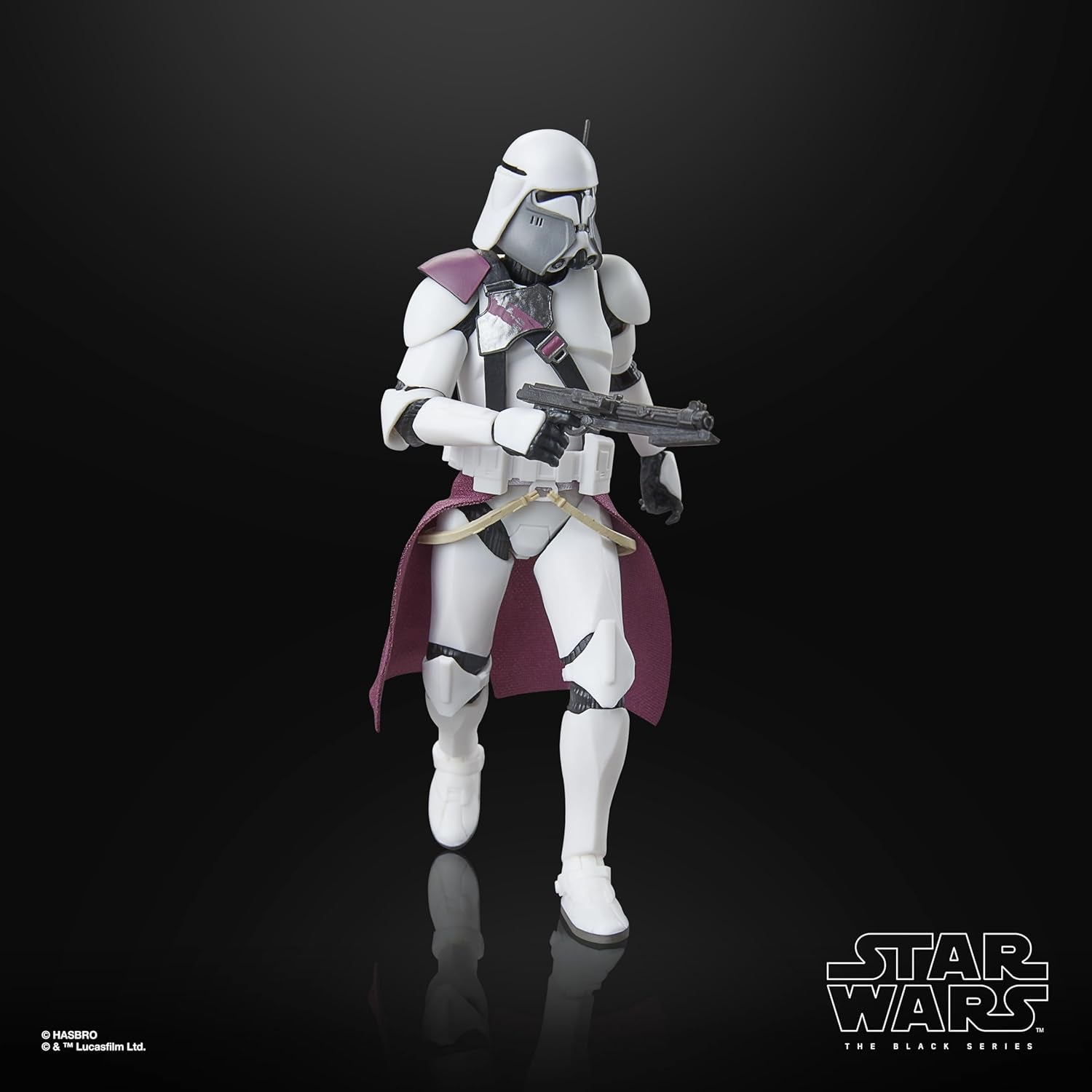 Velitel klonů černé série Star Wars Bacara, Star Wars: Ahsoka prémiová sběratelská figurka (15 cm) Akční figurky Naty Shop