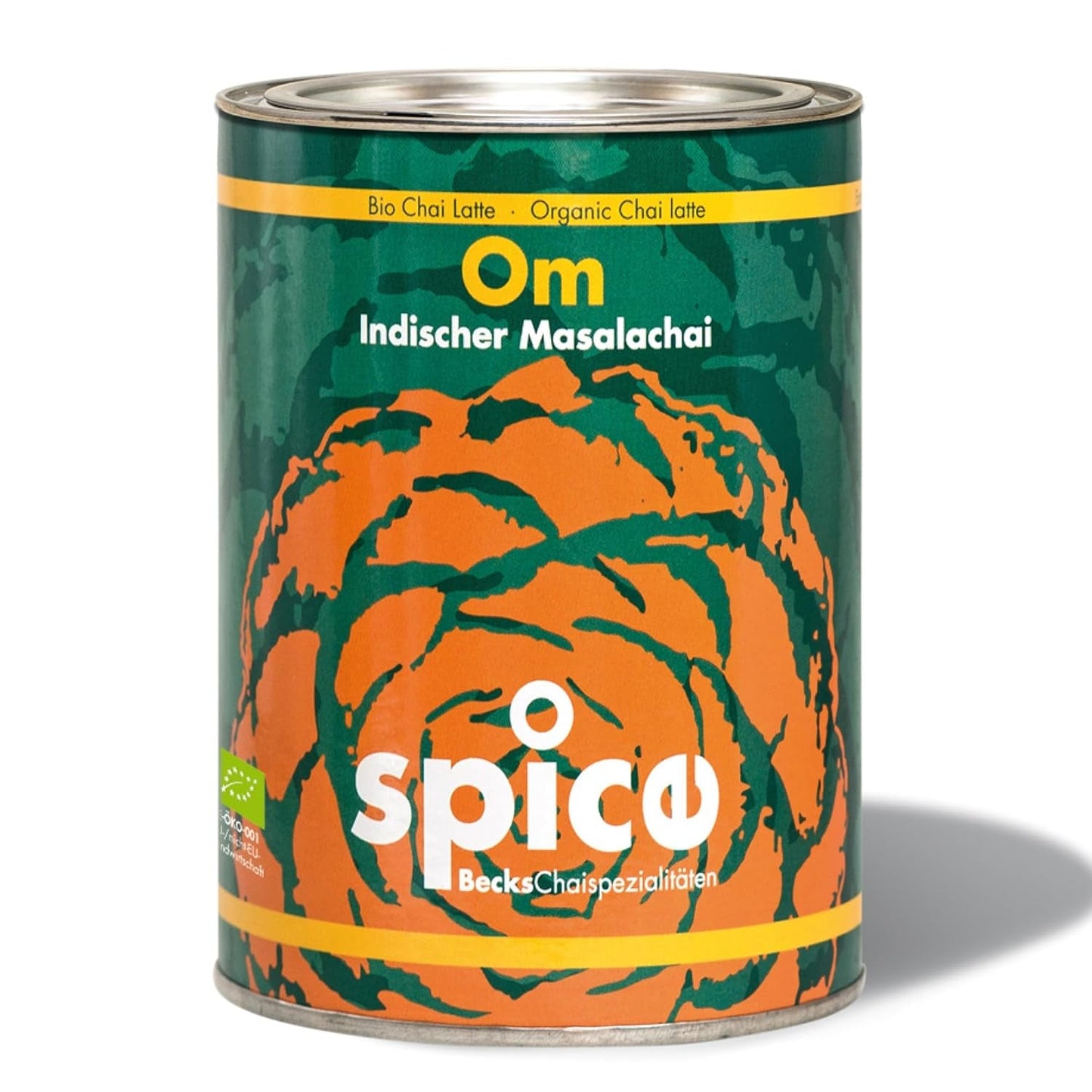 Becks Cocoa Om Masala Chai Tea Bio - indický černý čaj s tradičním kořením, jako je skořice, kardamom a zázvor - ideální pro Chai Latte, 300 g