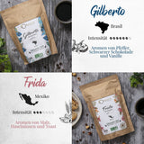 ORIGEENS Bio Kaffeebohnen Probierset 1kg | Premium Bio Arabica Kaffee Ganze Bohnen Set 4x250g | Tradiční Röstung | Kaffee Geschenkset