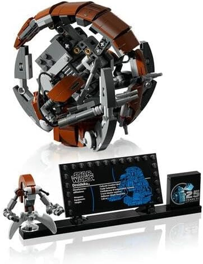 Sada droideka LEGO Star Wars, sada modelu droida pro dospělé, dekorace na stůl, sběratelská sada, nápad na dárek pro muže a ženy 75381 Stavebnice Besuche den LEGO-Store