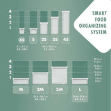Box ZWILLING FRESH & SAVE CUBE, velikost 2M, modulární a stohovatelný úložný box, hermetické a vyprázdnitelné úložiště, lze mýt v myčce, průhledné boxy na potraviny Naty Shop