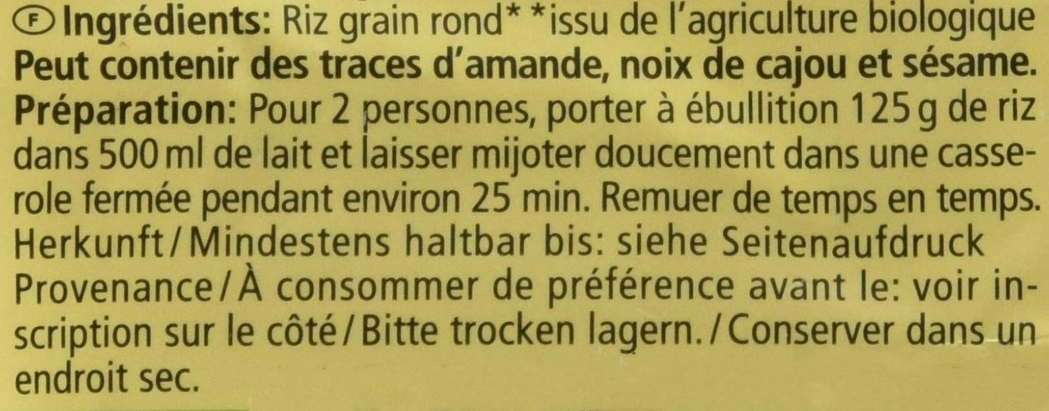 BIO rýžový nákyp, 500g