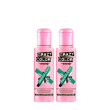 GO TOXIC UV semipermanentní krém na barvení vlasů, 100 ml (1 balení) Barva na vlasy Naty Shop Green 100 Ml (2 balení)