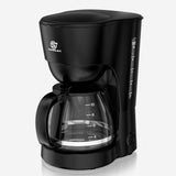 Filtrační kávovar 1,25 l na 10 šálků filtrované kávy, skleněná karafa vhodná do myčky, termoska, systém proti odkapávání, automatické vypínání, 600 W, ochrana proti varu bez vody pro domácnost a kancelář