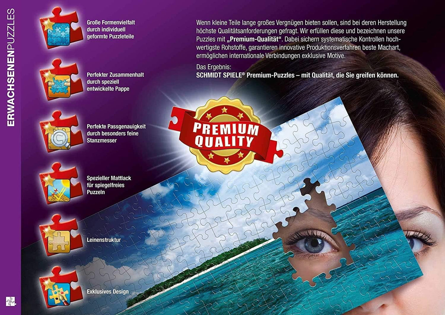 Schmidt Spiele 59920 V kanceláři, 1000 dílků Tajné puzzle Puzzle Naty Shop