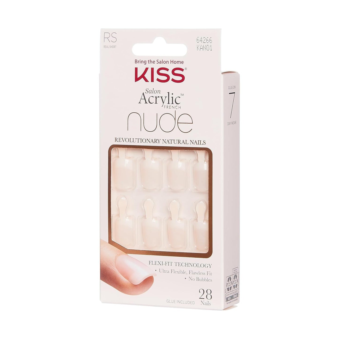 Kiss Nude Nails Úžasné nehty (balení 2 ks)