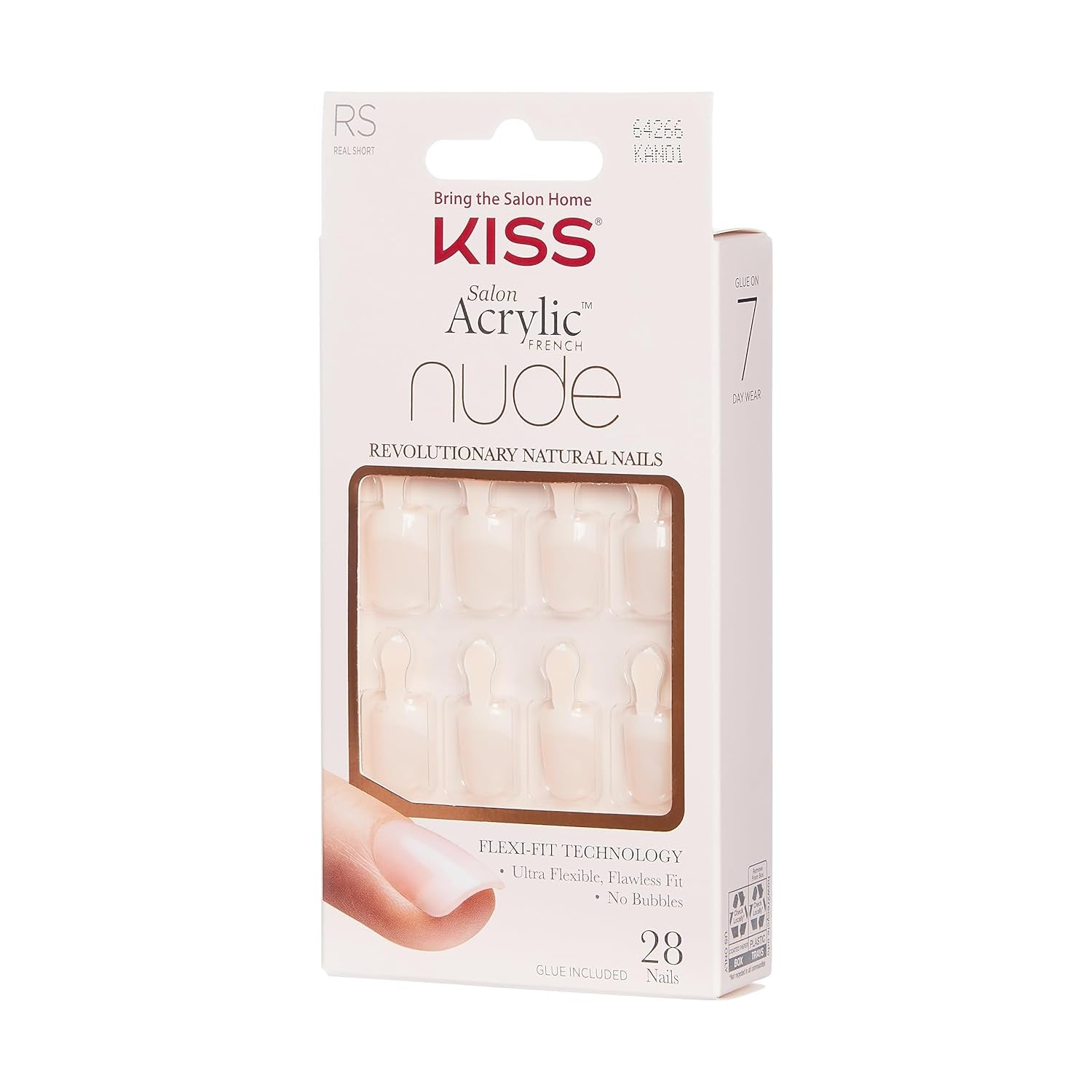 Kiss Nude Nails Úžasné nehty (balení 2 ks)