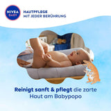 NIVEA BABY Soft & Cream Feuchttücher, Baby Feuchttücher Zur Sanften Reinigung Empfindlicher Babyhaut, Hypoalergen Feuchttücher Für Babies Mit Mandelöl Und Vitaminen (4 X 57 Stück) Naty Shop