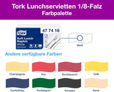 Tork Soft Lunch Ubrousek bílý, 1/8 složený, 3 vrstvy, 33 cm × 33 cm, 150 ubrousků, 477416