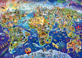 Schmidt Spiele 58288, Objevujte svět, skládačka 1000 dílků Puzzle Naty Shop