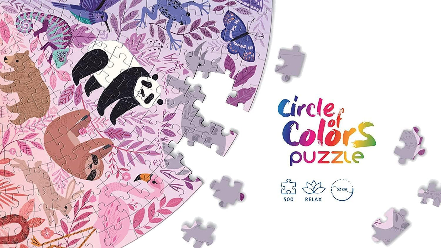 Ravensburger Puzzle 17172 Kruh barev - Zvířátka 500 dílků Puzzle Naty Shop