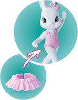 Simba 105733603 - Steffi Love Dancing Ballerina, Steffi jako panenka balerína se zvířecím kamarádem a otočnou sukní, hrací panenka 29 cm, od 3 let