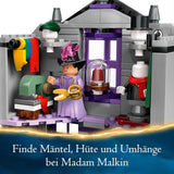 LEGO Harry Potter Obleky Ollivanders & Madam Malkin, Lands Of Diagon Alley, Dětská herní sada, Kouzelnické hračky, Fantasy dárky pro dívky, kluky a fanoušky od 8 let 76439 Stavebnice Besuche den LEGO-Store