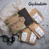 ORIGEENS Bio Kaffeebohnen Probierset 1kg | Premium Bio Arabica Kaffee Ganze Bohnen Set 4x250g | Tradiční Röstung | Kaffee Geschenkset