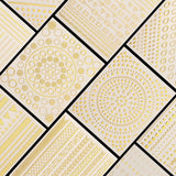 MWOOT 10 Sheets Gold Nálepka na nehty Abziehbilder Nálepka na nehty, 3D samolepicí nálepky na nehty Sada Linien Streifenband Design, Diy Metallisch Nailart Aufkleber Maniküre Zubehör Für Nagel Dekoration