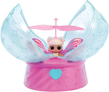 LOL Překvapení! Magic Flyers Fairies Tots – Flower Child – Obsahuje 1 panenku a 1 kouzelnou hůlku v balení ve tvaru květiny, 2 ke sbírání, Rose