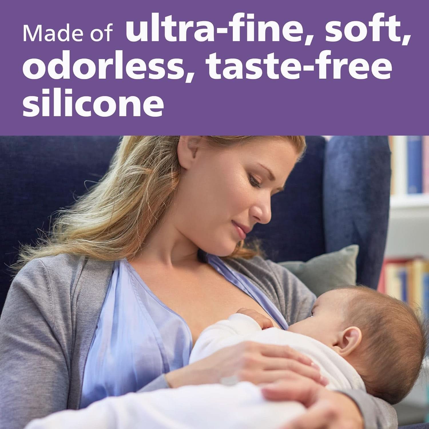Philips Avent SCF153/03 Ochrana bradavek, S úložným boxem, Střední, 2 kusy Příslušenství Jídlo a kojení Bebe Naty Shop