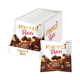 Kávový krém Merci Petits - 12 x 125 g - Malé pralinky z bílé čokolády na jemné čokoládě s kávovou smetanou - Jednotlivě balené čokoládové pralinky
