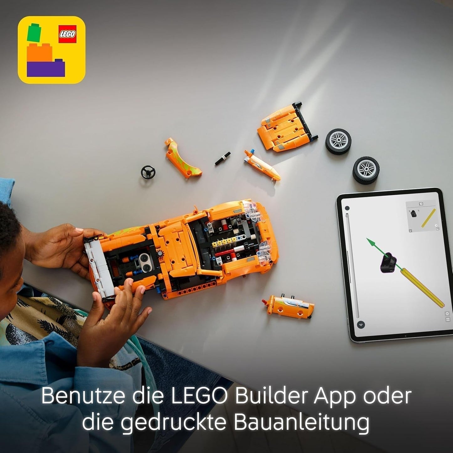 LEGO Technic Rychle a zběsile Toyota Supra MK4 - Autíčko - S 6válcovým motorem a otevíracími dveřmi - Sada modelů pro chlapce a dívky od 9 let - Tip na narozeninový dárek 42204 Stavebnice Beuche den LEGO-Store