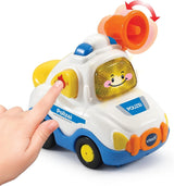 Vtech TUT TUT Baby Flitzer - Policie - Pro 1-5 let & TUT TUT Baby Flitzer - Hasičský vůz - Autíčko s hudbou, světelným tlačítkem, větami a zajímavými zvuky - Pro 1-5 let Baby Toys Naty Shop