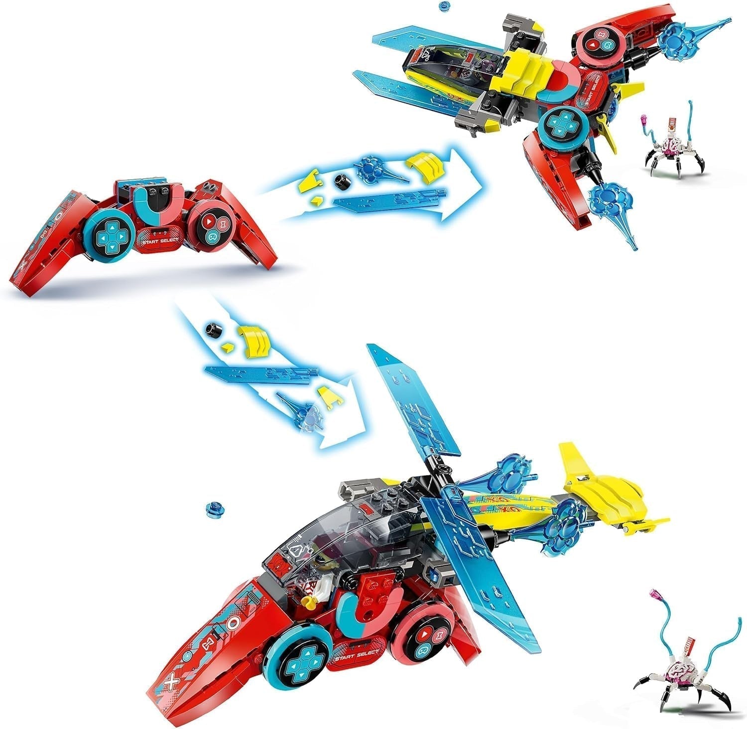 LEGO Dreamzzz Coopers Létající videoherní ovladač Fantastická hračka Pavouk 2 v 1 Sada videoher Dárek pro dívky a chlapce 7 let 71489 Stavebnice Besuche den LEGO-Store